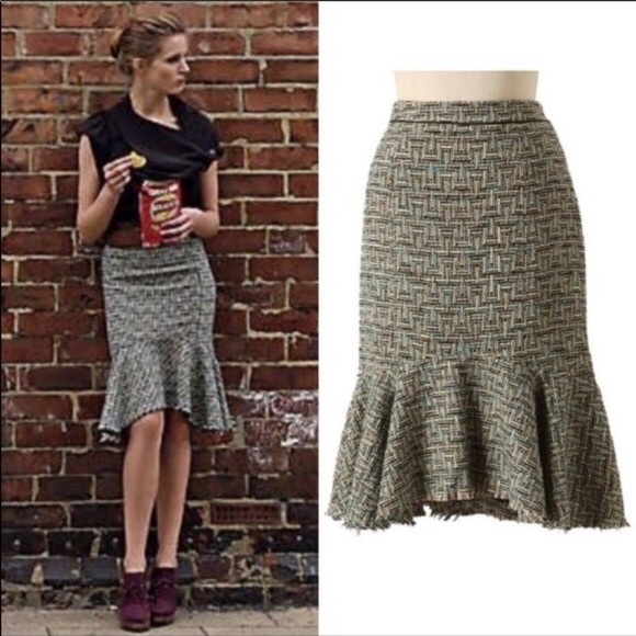 Anthropology Tweed skirt sz12 - Picture 12 of 12